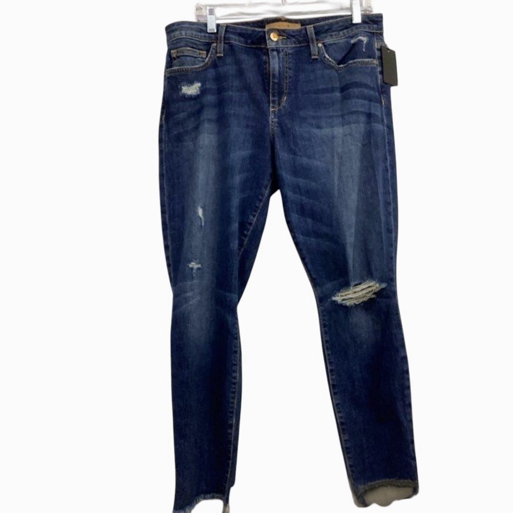 NWT Men’s Joe's Jeans Blue Distressed Skinny Ankle Denim Jeans Size 32